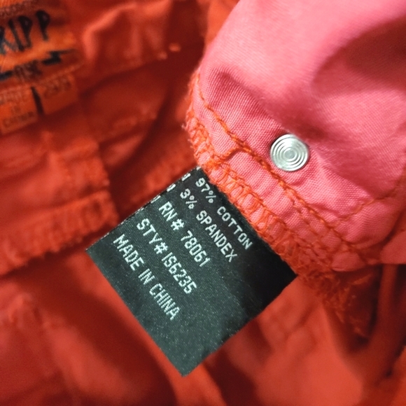 Tripp NYC - 💀 Red Low Rise Jeans - Size 29 - Picture 8 of 9